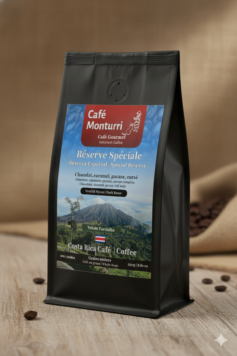 コーヒー Maururu Réserve Spéciale | Costa Rica Volcán Turrialba | Gourmet Dark