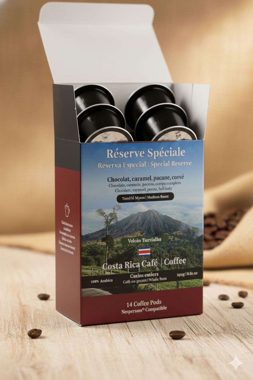 Café Monturri – Réserve Spéciale Medium Roast (Nespresso®-Compatible Pods)